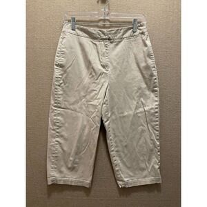 Talbots Capri's Women's 10P Khaki Stretch